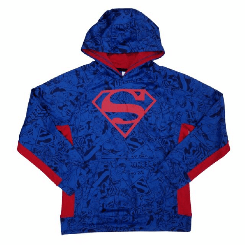 DC Superman Boy's Pullover Hoodie