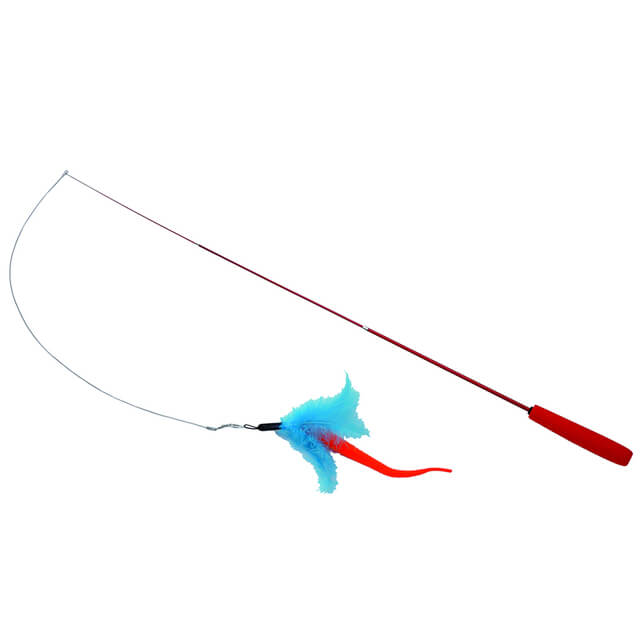 Swizzle Tail Turbo Telescoping Flying Teaser Cat Toy
