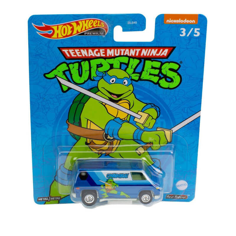 Hot Wheels Premium 2022 Teenage Mutant Ninja Turtles Vehicles 70's Van