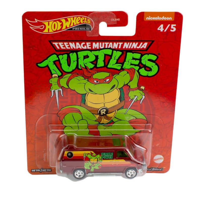 Hot Wheels Premium 2022 Teenage Mutant Ninja Turtles Vehicles Custom GMC Panel Van