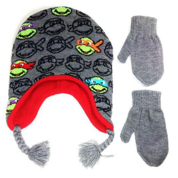 Teenage Mutant Ninja Turtles Beanie and Gloves