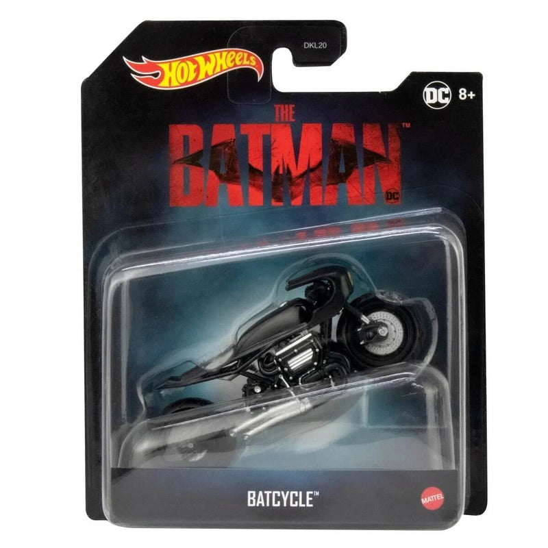 Mattel Hot Wheels Batman 1:50 Scale Vehicles 2022 The Batman Movie Batcycle