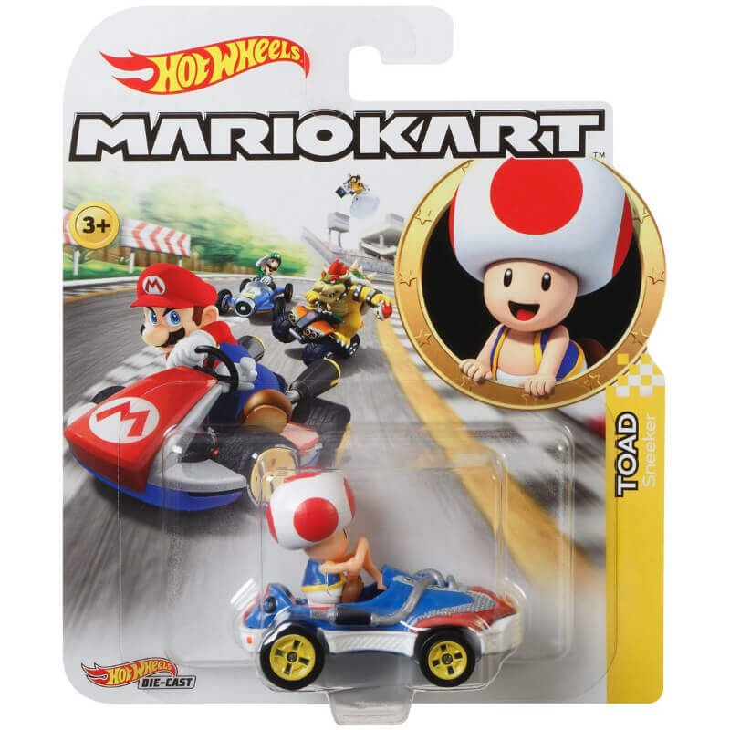 Mario Kart Hot Wheels Vehicle 2021 Toad
