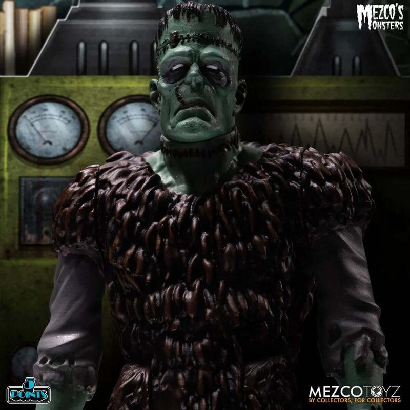 Mezco's Monsters Tower of Fear 5 Points Frankenstein's Monster Action Figure