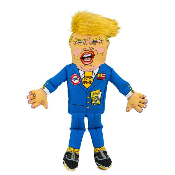 Donald Trump Political Parody 12" Squeaker Dog Toy