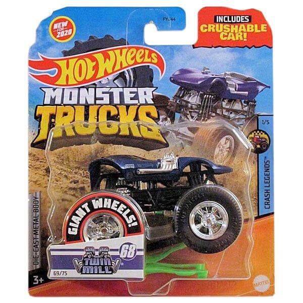 Hot Wheels Monster Truck Connect and Crash Twin Mill