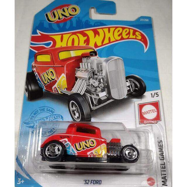 Hot Wheels 2021 Mattel Games UNO '32 Ford 1/5 27/250