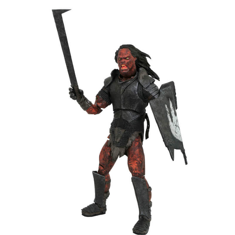 Diamond Select Lord of the Rings Deluxe Action Figure, Uruk-hai Orc