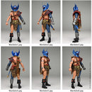 NECA Ultimate Warduke Dungeons & Dragons 7 Inch Scale Action Figure, turnaround views