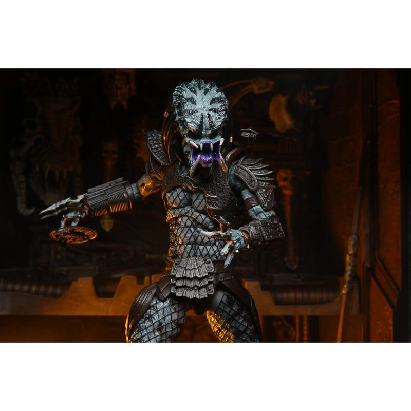 NECA Predator 2 Ultimate Warrior Predator (30th Ann.) 7" Scale Action Figure with mask off