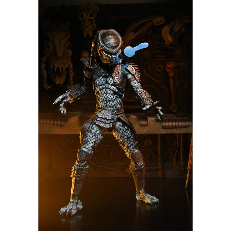 NECA Predator 2 Ultimate Warrior Predator (30th Ann.) 7" Scale Action Figure with blast effect on shoulder cannon