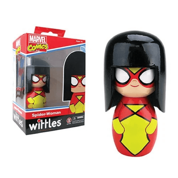 Marvel Comics Spider-Woman Wittles Wooden 4" Doll
