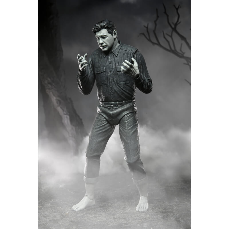 NECA Universal Monsters Ultimate Wolf Man (Black & White) 7 Inch Scale Action Figure
