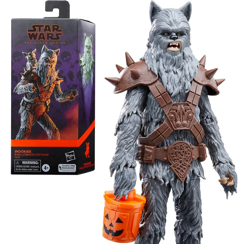 Star Wars The Black Series Halloween Wookie and Bogling 6-Inch Action Figure and packaging