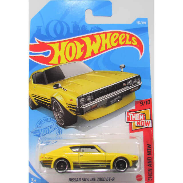 Hot Wheels 2021 Then and Now Nissan Skyline 2000 GT-R (Yellow) 9/10 180/250