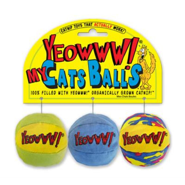 Yeowww! My Cat's Balls 3-Pack