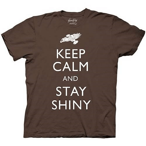 Firefly Keep Calm and Stay Shiny Ladies T-Shirt