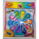 POP! Toy Large 7" Fidget Spinner Popping Toy! Brights Blue