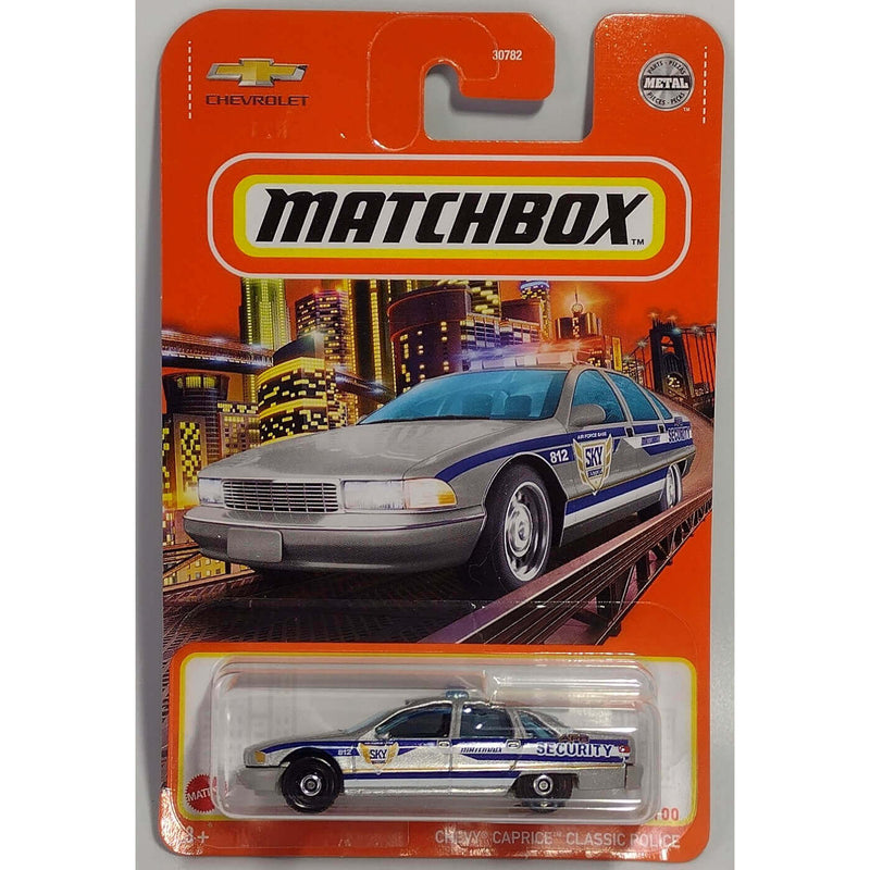 Matchbox Mainline 2022 Cars Chevy Caprice Classic Police 67/100