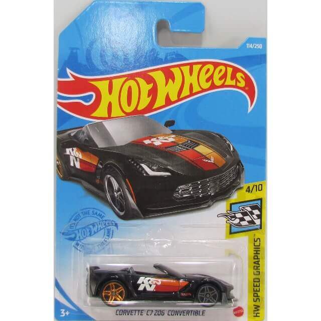 Hot Wheels 2021 Speed Graphics Series Cars Corvette C7 Z06 Convertible 4/10 114/250