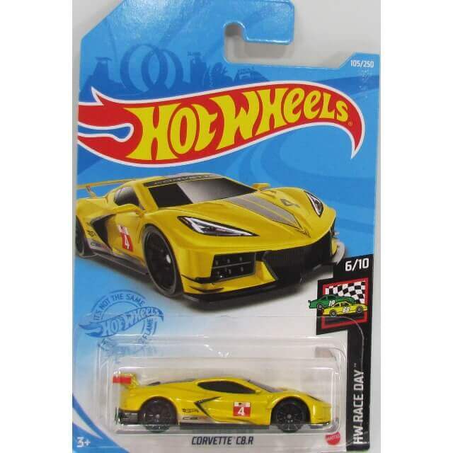 Hot Wheels 2021 HW Race Day Corvette C8.R (Yellow) 6/10 105/250