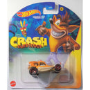 Hot Wheels 2023 Entertainment Character Cars (Mix 2) 1:64 Scale Diecast Cars, Crash Bandicoot)