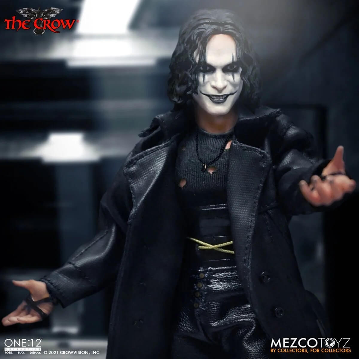 DELUXE THE CROW BRANDON LEE STATUE FIGURE - HALLOWEEN 2024 HORROR DISPLAY