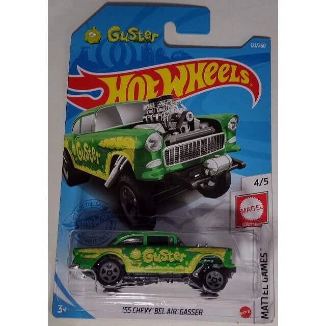 Hot Wheels 2021 Mattel Games '55 Chevy Bel Air Gasser 4/5 121/250