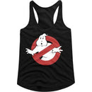 The Real Ghostbusters Symbol Ladies Racerback Tank Top