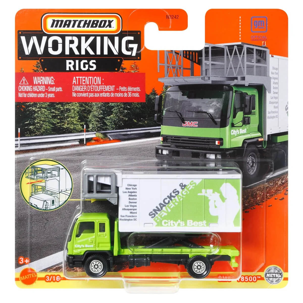Matchbox Working Rigs 2022 Wave 2 1:64 Scale Diecast Trucks