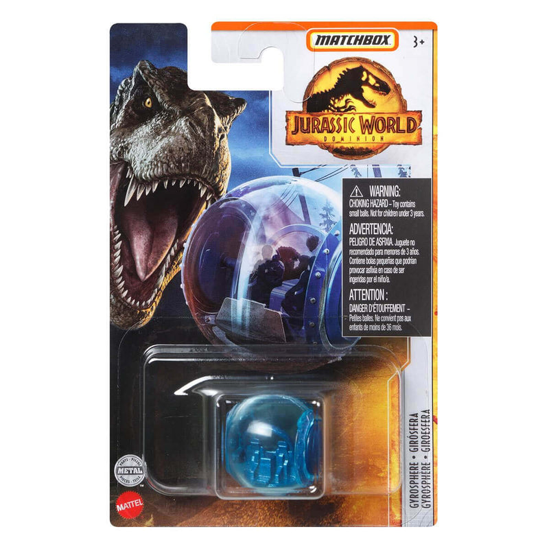  Matchbox 2022 Jurassic World 1:64 Die-Cast Vehicles, Gyrosphere