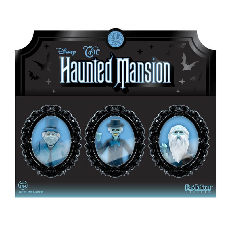 Disney The Haunted Mansion Hitchhiking Ghosts 3 3/4-Inch ReAction Figure Set of 3