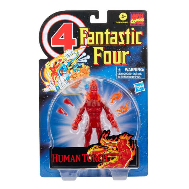 Hasbro Marvel Legends Fantastic Four 6 Inch Action Figures Human Torch