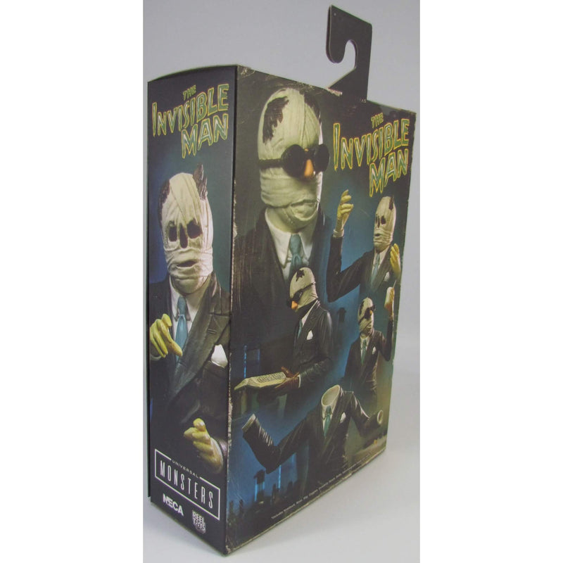 NECA Universal Monsters Ultimate Invisible Man 7″ Scale Action Figure, package right side