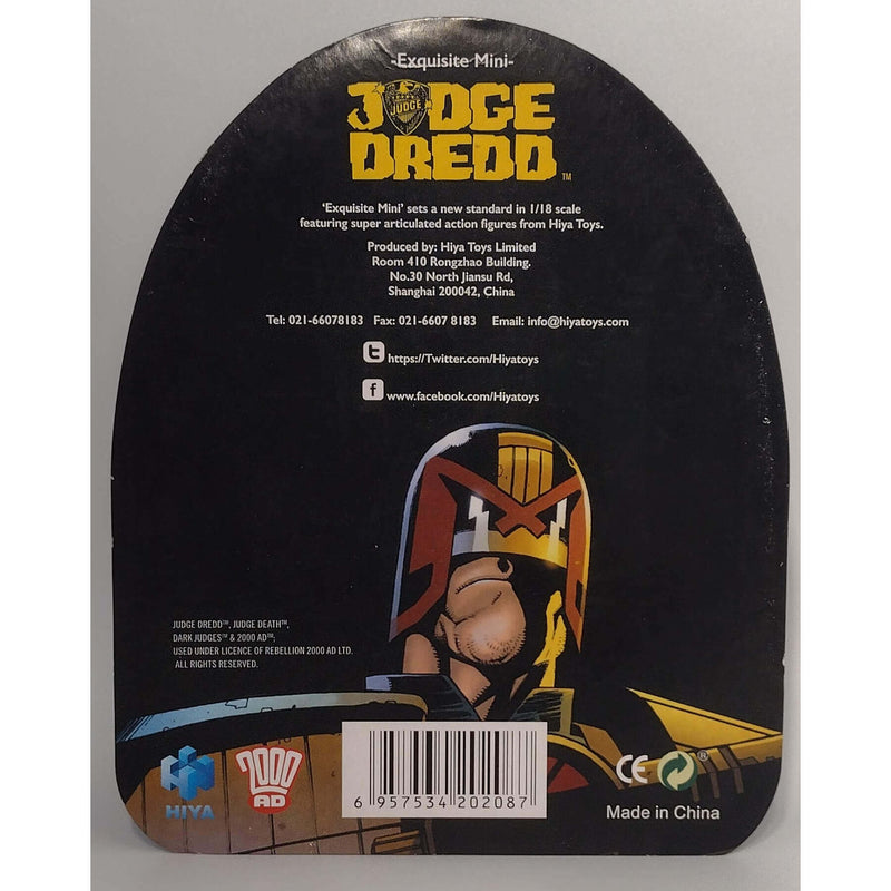 Hiya Toys Judge Dredd vs. Death B&W 1:18 Limited Edition Figure 2-Pack - San Diego Comic Con Previews Exclusive