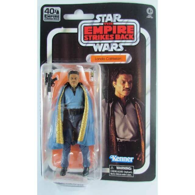 Star Wars Black Series ESB 40th Kenner 6 Inch Figure, Lando Dent on Plastic Packaging