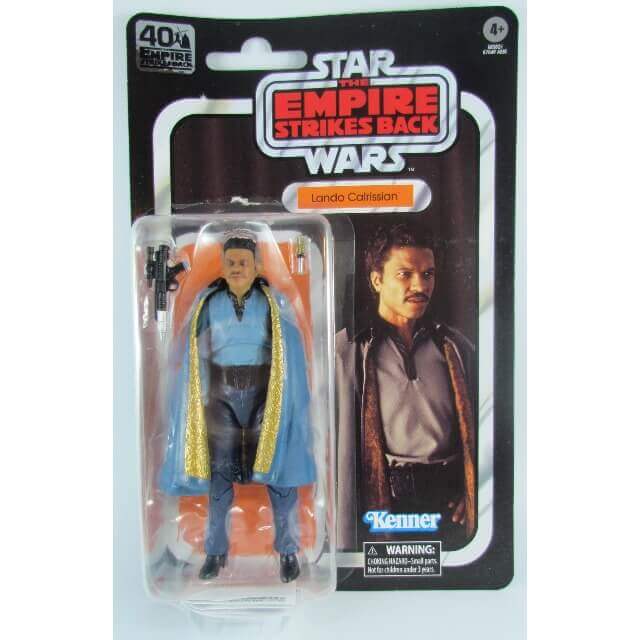 Star Wars Black Series ESB 40th Kenner 6 Inch Figure, Lando Tear on Card