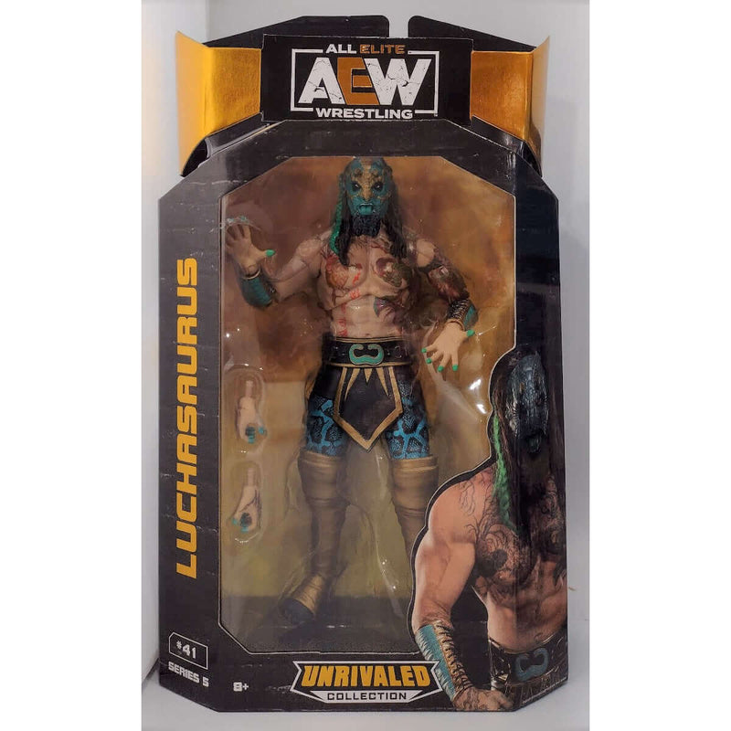AEW Unrivaled Collection Action Figures Series 5 & 6 Luchasaurus Series 5