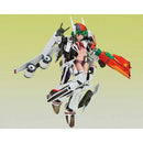 Aoshima Robotech Macross Ranka Lee V.F.G. VF-25F Messiah Model Kit, Ranka Lee & VF-25F salute