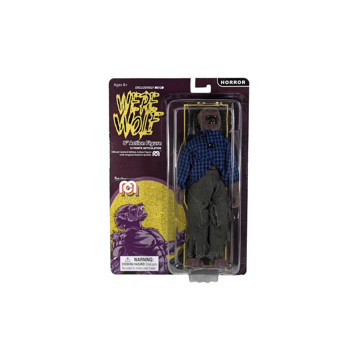 Mego The Werewolf and The Fly 8 Inch Action Figure 2 Pack!