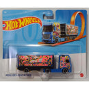 Hot Wheels 2023 Trackin' Trucks (Mix 1) 1:64 Scale Diecast Vehicles, Mercedes-Benz Actros
