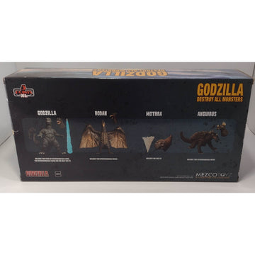 mezco godzilla destroy all monsters Mezco Toyz Godzilla: Destroy All Monsters (1968) 5 Points XL Round 1 B
