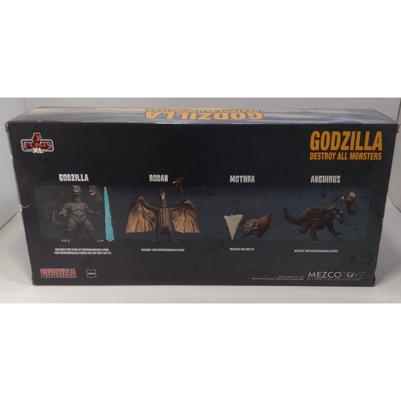 Mezco Toyz Godzilla: Destroy All Monsters (1968) 5 Points XL Round 1 Boxed Set - Godzilla