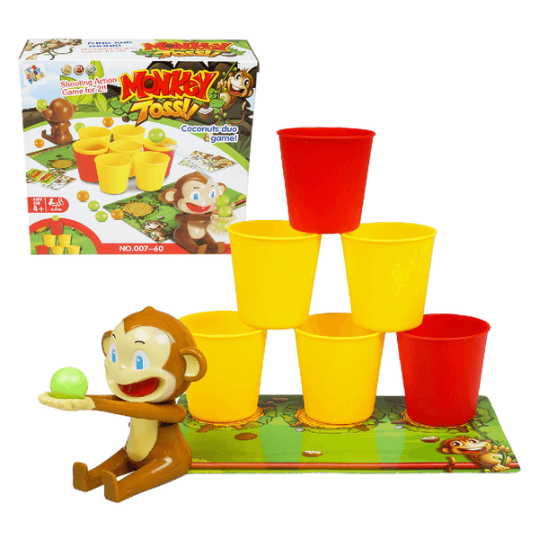 Coconuts Duo Crazy Monkey Dexterity Game for 2 Players by Seth