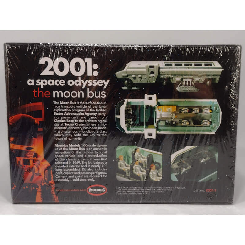 Moon Bus Model Kit 2001: A Space Odyssey Moon Bus 1:50 Scale Model Kit