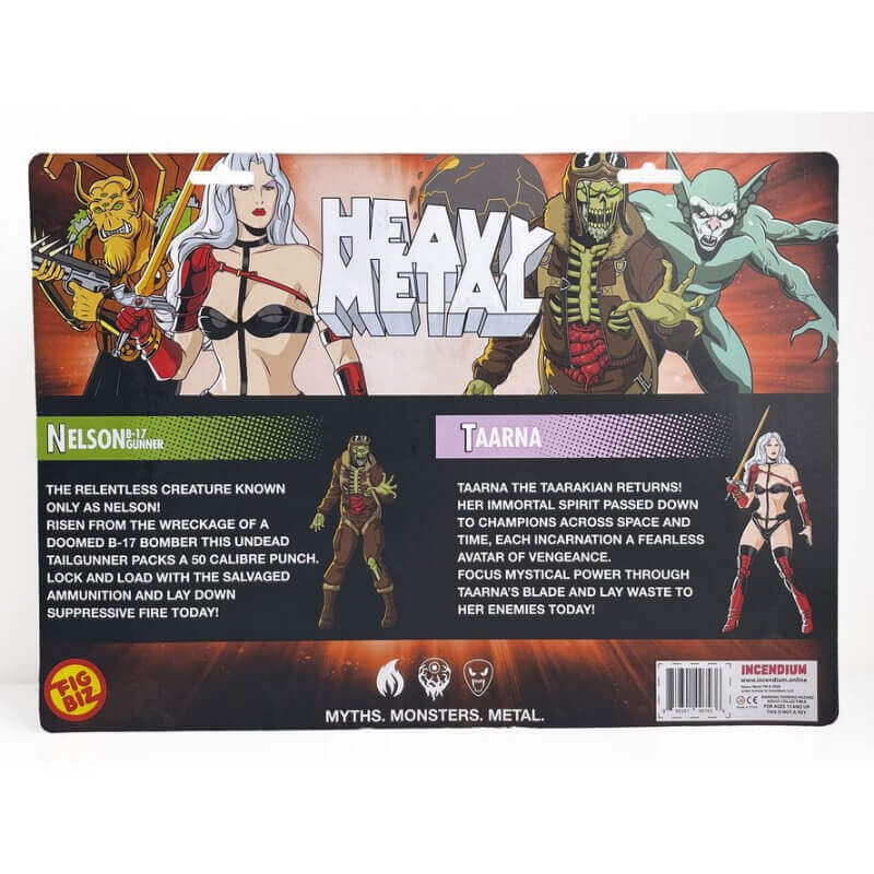 Heavy Metal 300th Issue Commemorative Taarna and Nelson 5-Inch FigBiz Action Figure Set of 2
