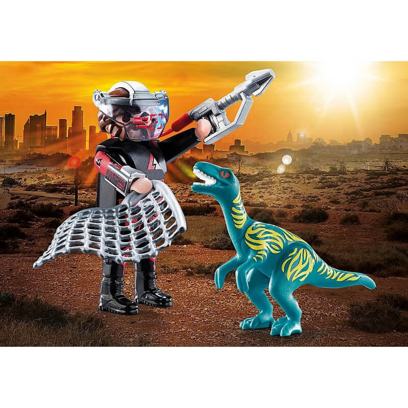 Playmobil DuoPack Velociraptor with Dino Catcher