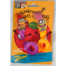 Orange and Purple FAT CAT® Classic Springy Worms Cat Toys