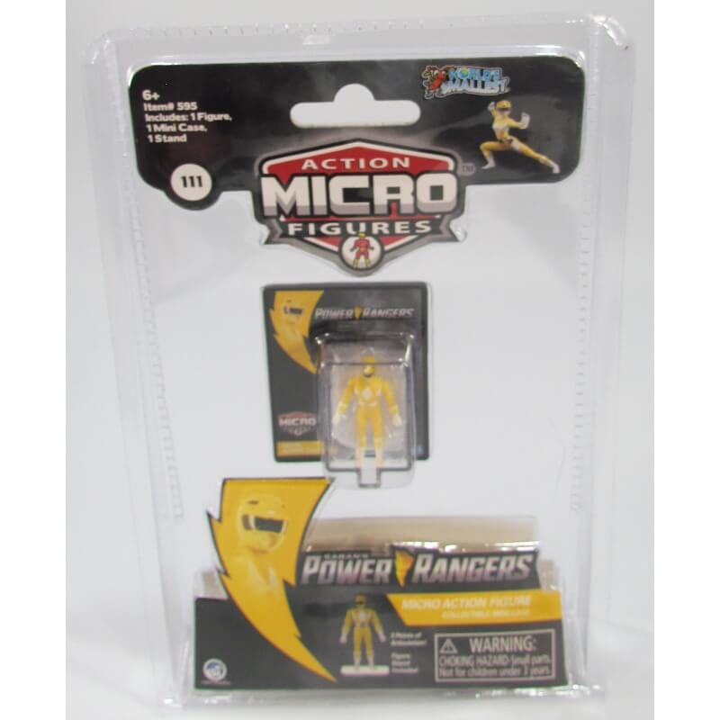 World’s Smallest Micro Action Figures Power Rangers, Yellow Ranger