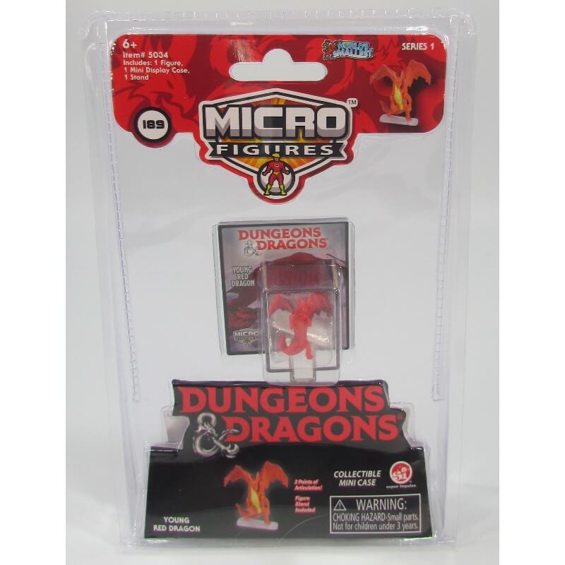 World’s Smallest Micro Figures Dungeons & Dragons, Series 1, Young Red Dragon